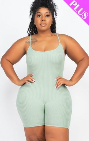 Cami-Top Plus Size Romper