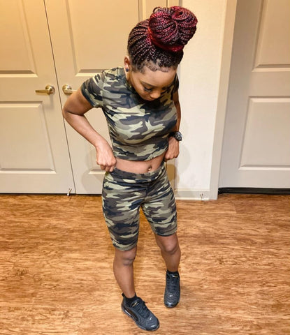 Two Piece Camouflage Set