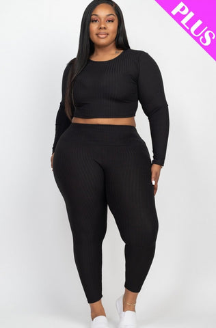 Snatched Plus Size Set